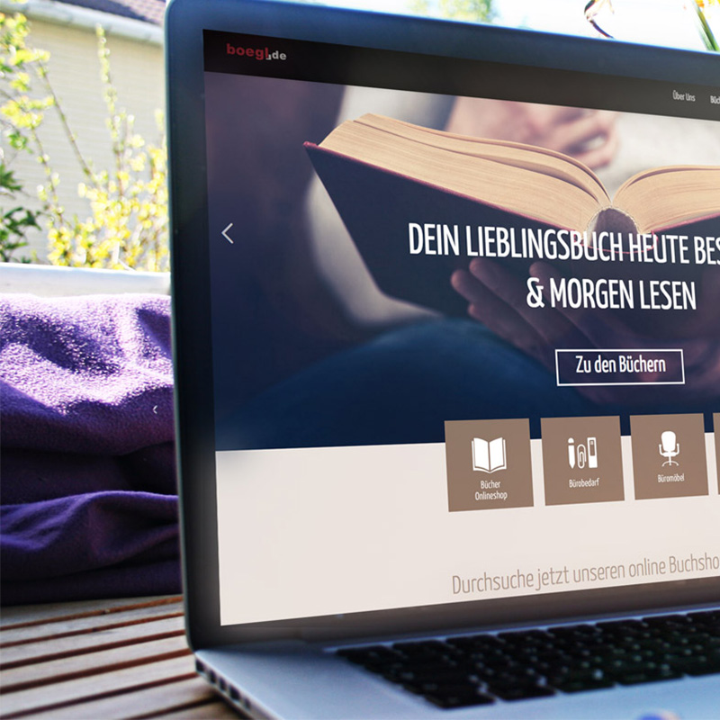 mr. pixel KG | Buchhandlung Bögl Website