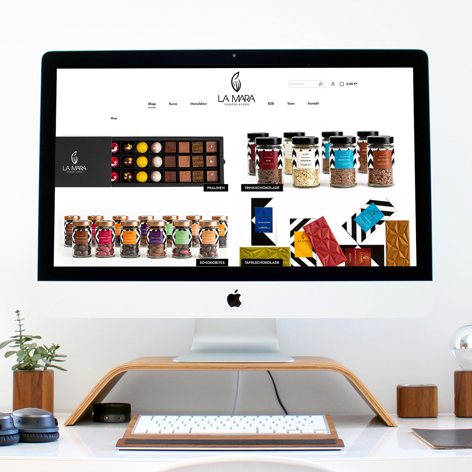 Die Produktseite des Onlineshops von La Mara.