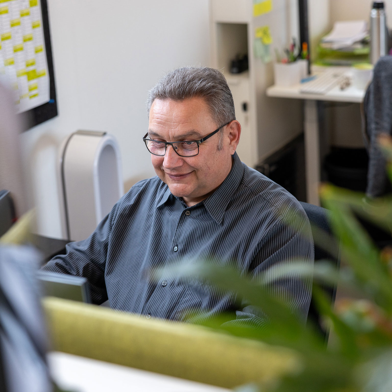 Der Arbeitsalltag von Peter.